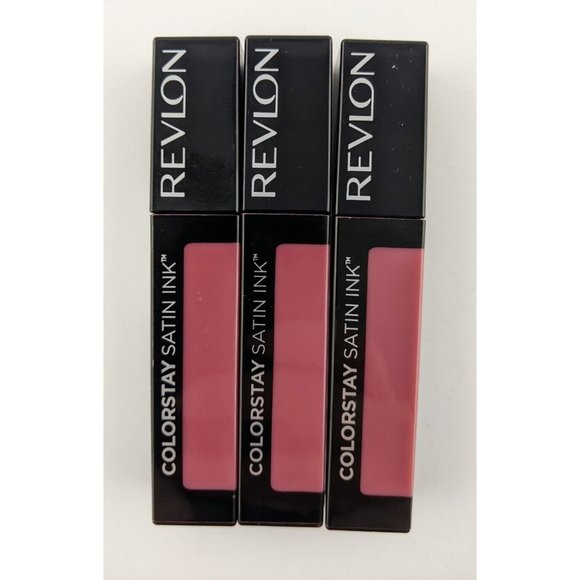 3 x Revlon Colorstay Satin Ink Liquid Lip Colour 010 Your Majesty 5ml BRAND NEW - Picture 2 of 10